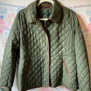 Lauren Ralph Lauren Green Quilted Jacket